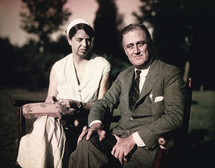 Eleanor & Franklin Roosevelt August 1932